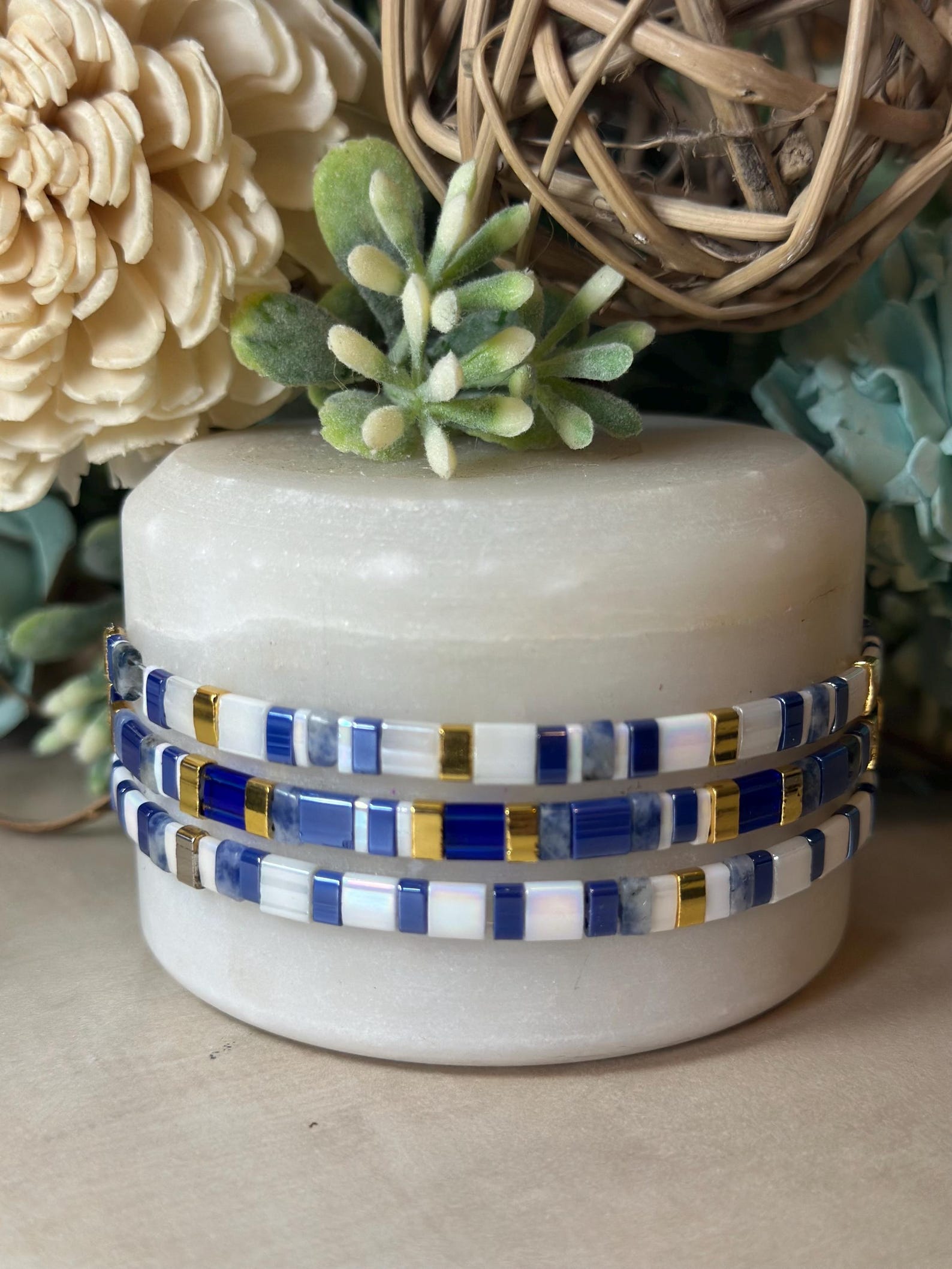 Tila Glass Bead Bracelet Set/3 - Sandra