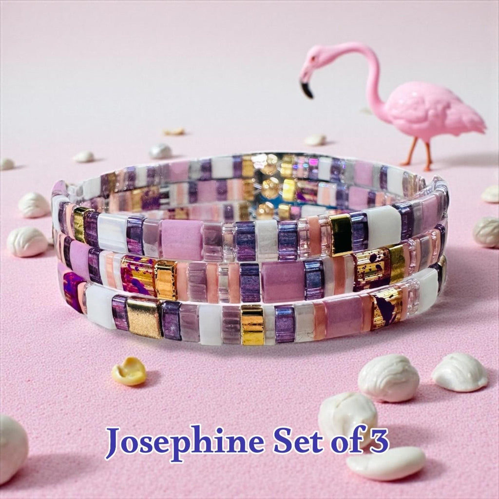 Tila Glass Bead Bracelet Set/3 - Josephine