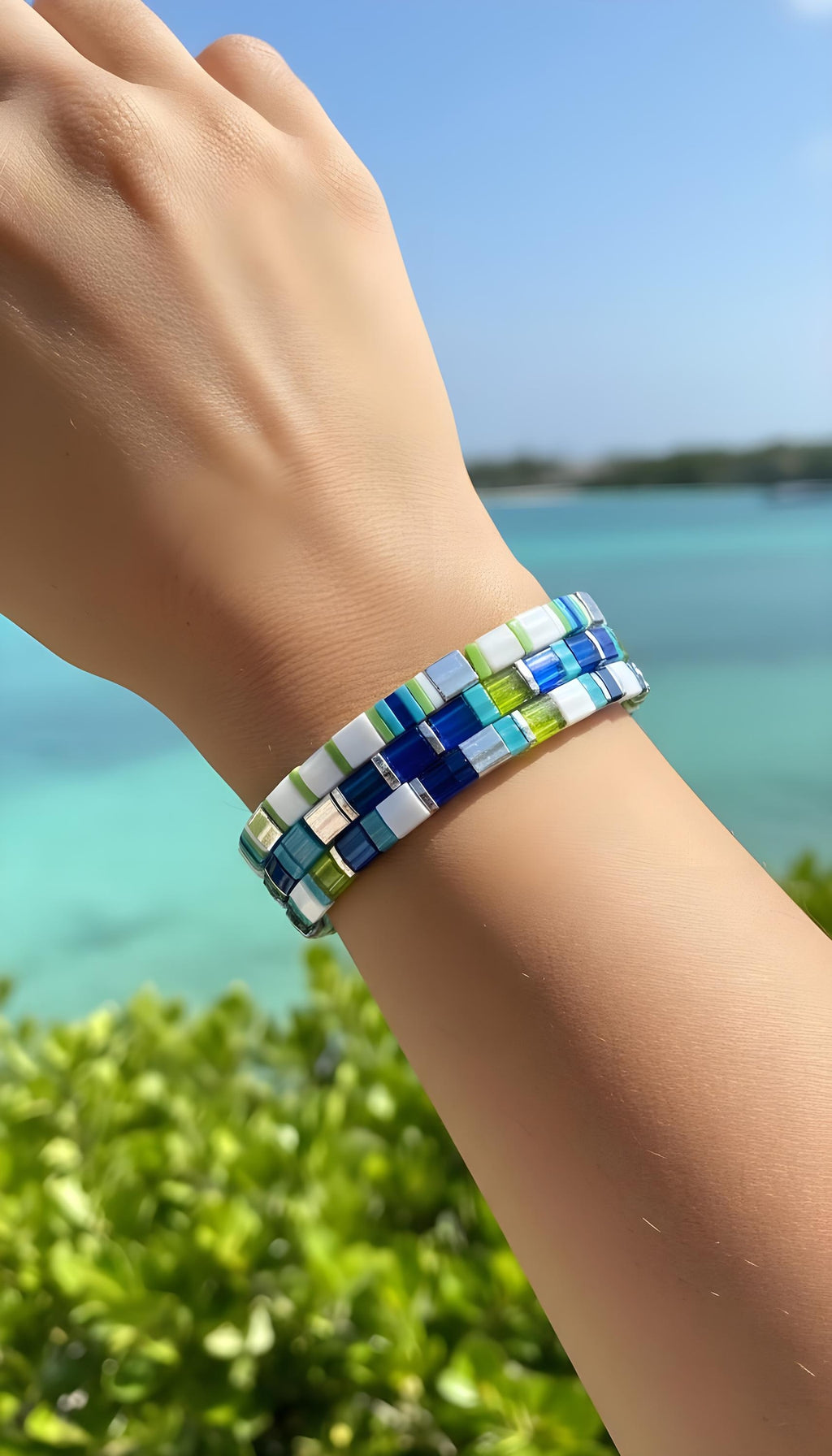 Tila Glass Bead Bracelet Set/3 - Codi