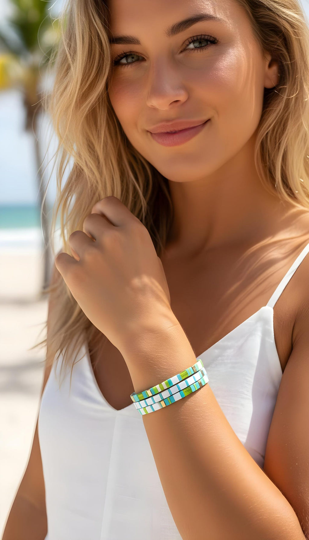 Tila Glass Bead Bracelet Set/3 - Karen