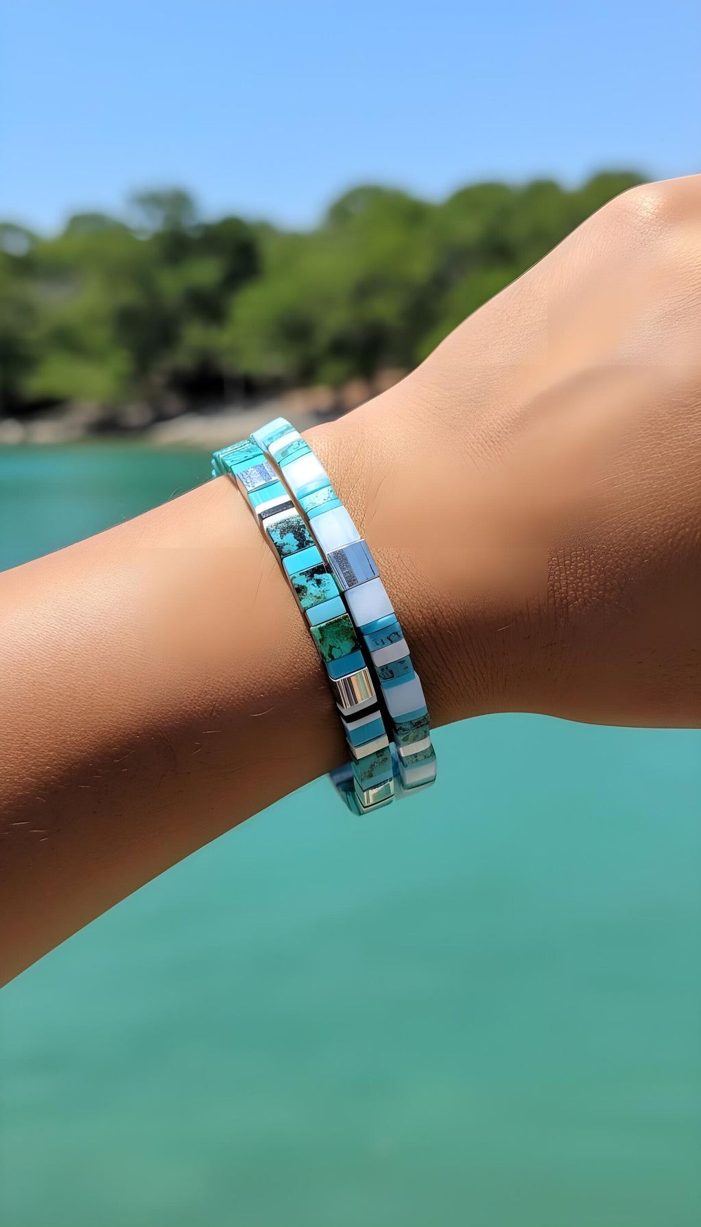 Tila Glass Bead Bracelets - Set/ 2