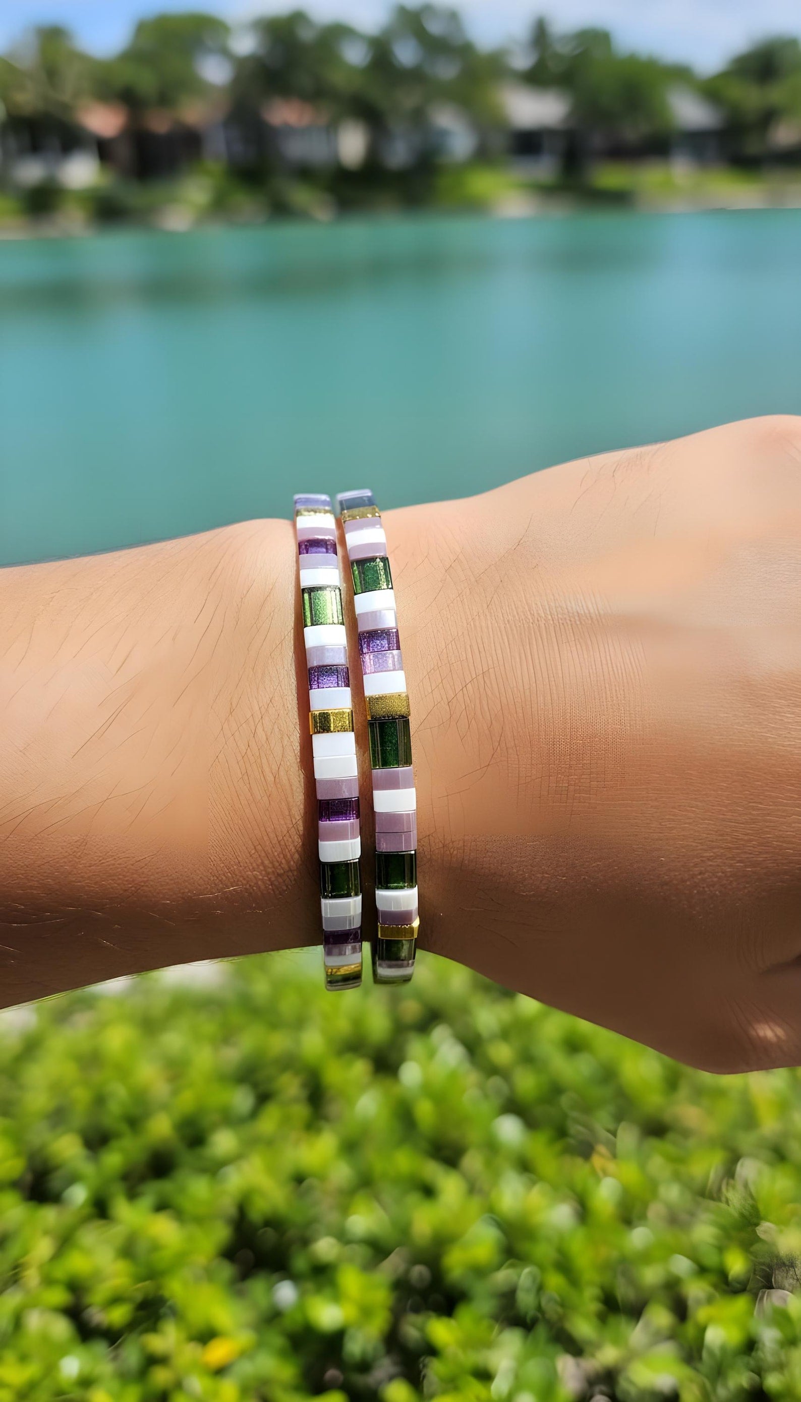 Tila Glass Bead Bracelets - Set/ 2
