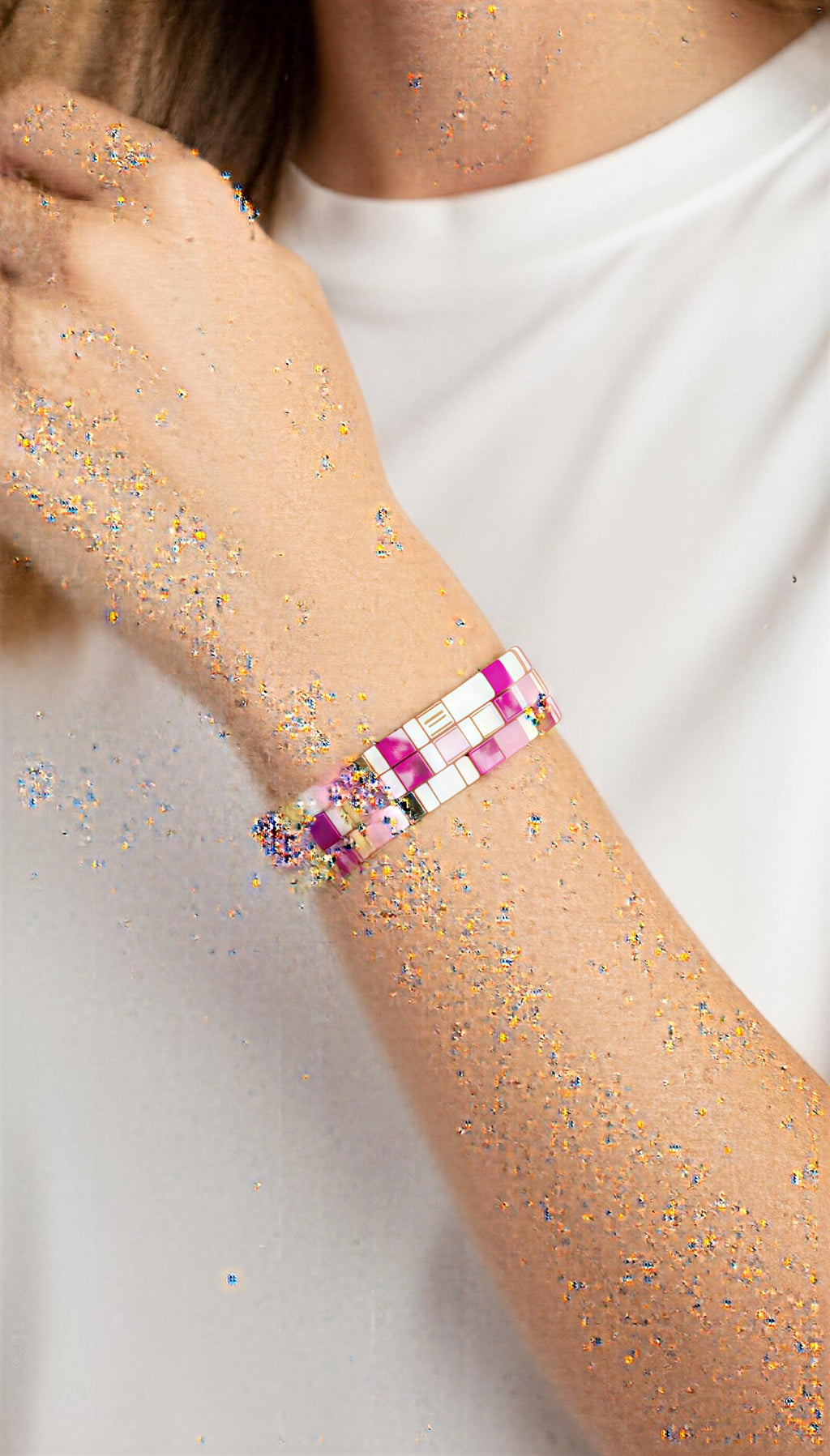 Tila Glass Bead Bracelet Set/3 - Hester