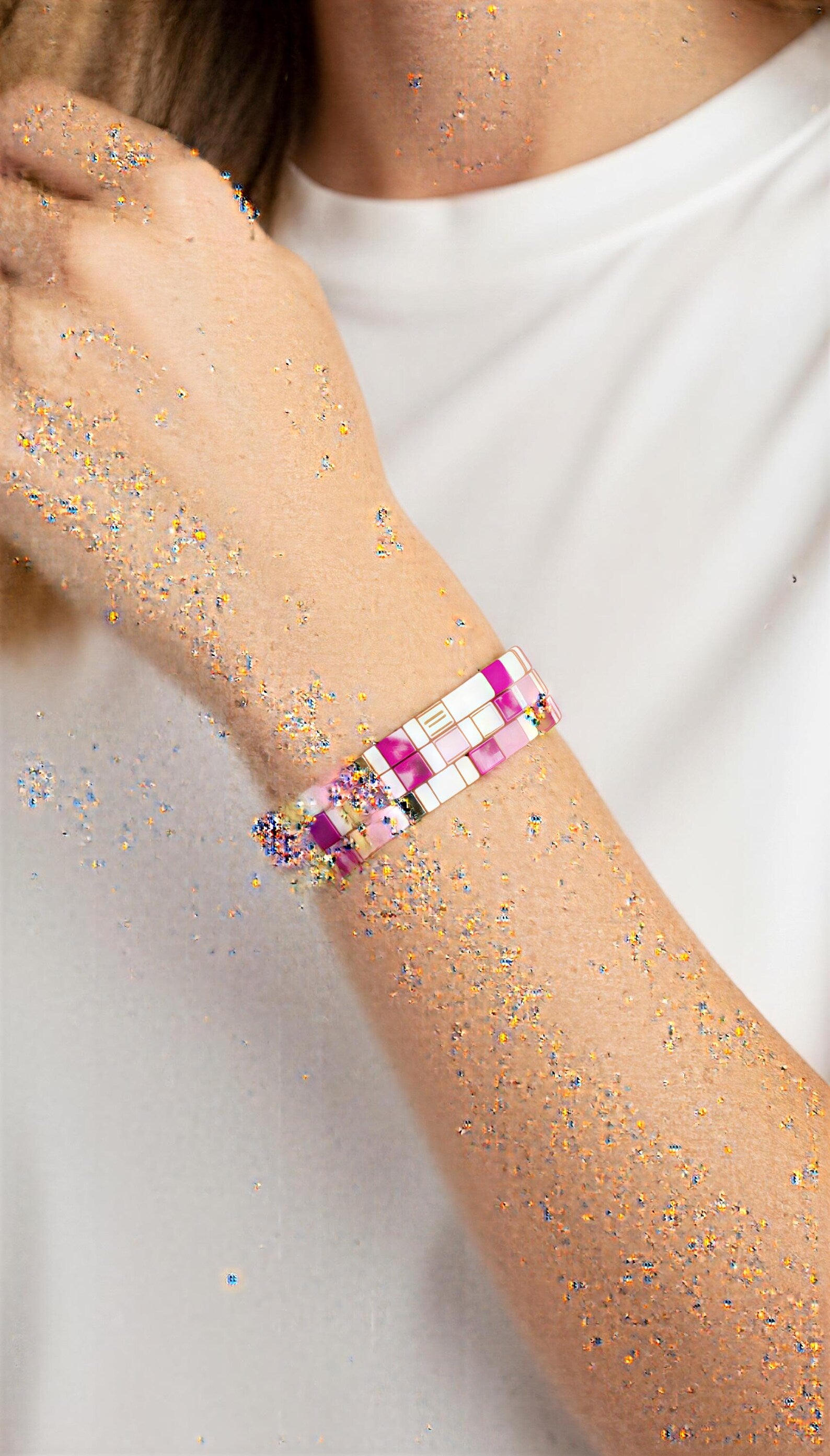 Tila Glass Bead Bracelet Set/3 - Hester