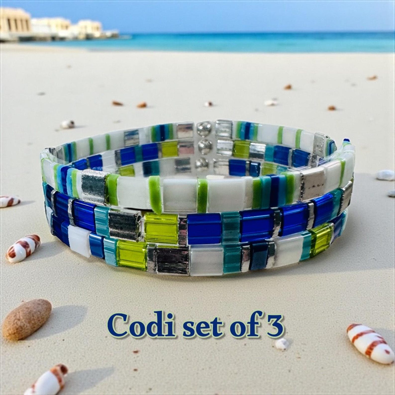 Tila Glass Bead Bracelet Set/3 - Codi