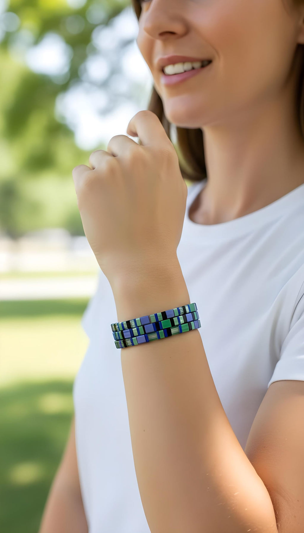 Tila Glass Bead Bracelet Set/3 - Kathleen