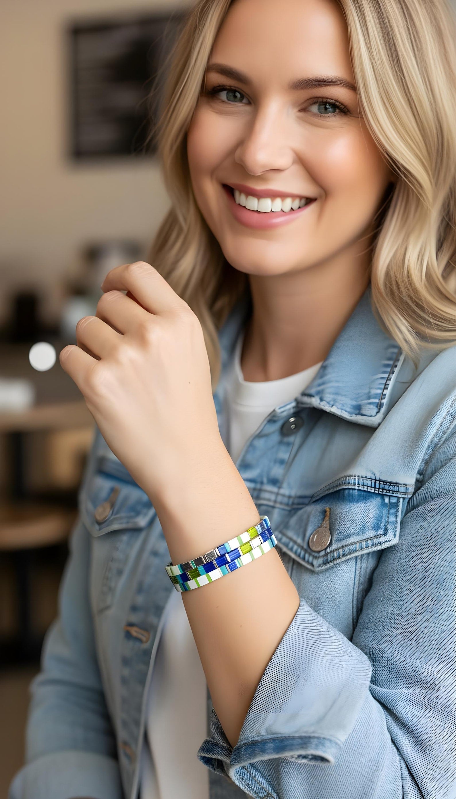 Tila Glass Bead Bracelet Set/3 - Codi
