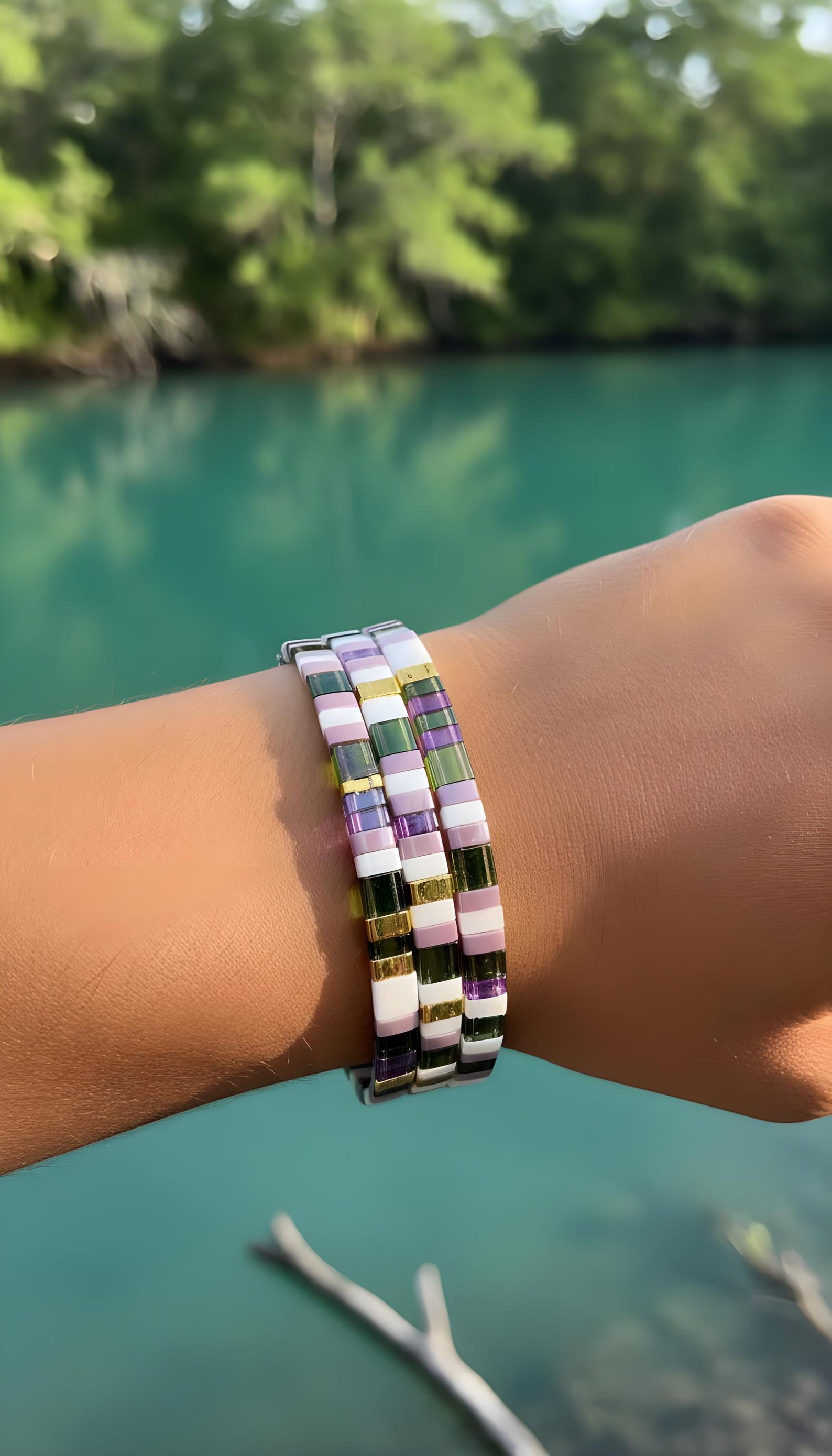 Tila Glass Bead Bracelet Set/3 - Katie