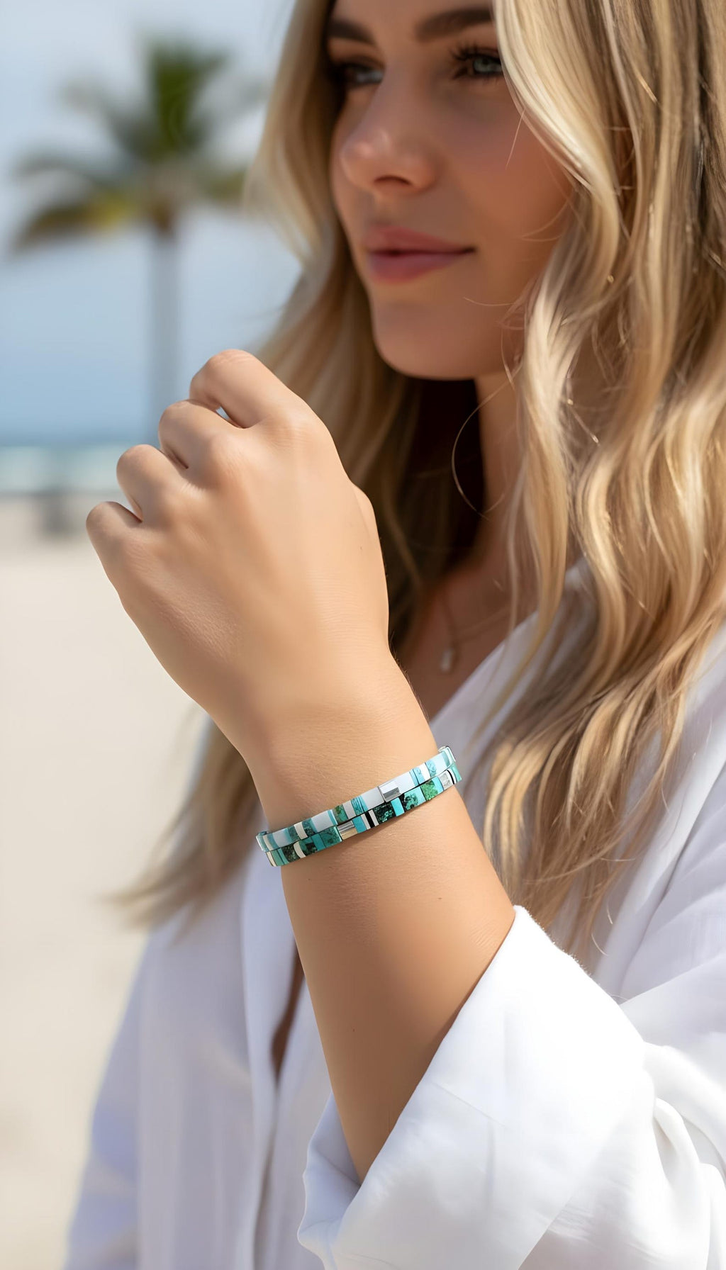 Tila Glass Bead Bracelets - Set/ 2