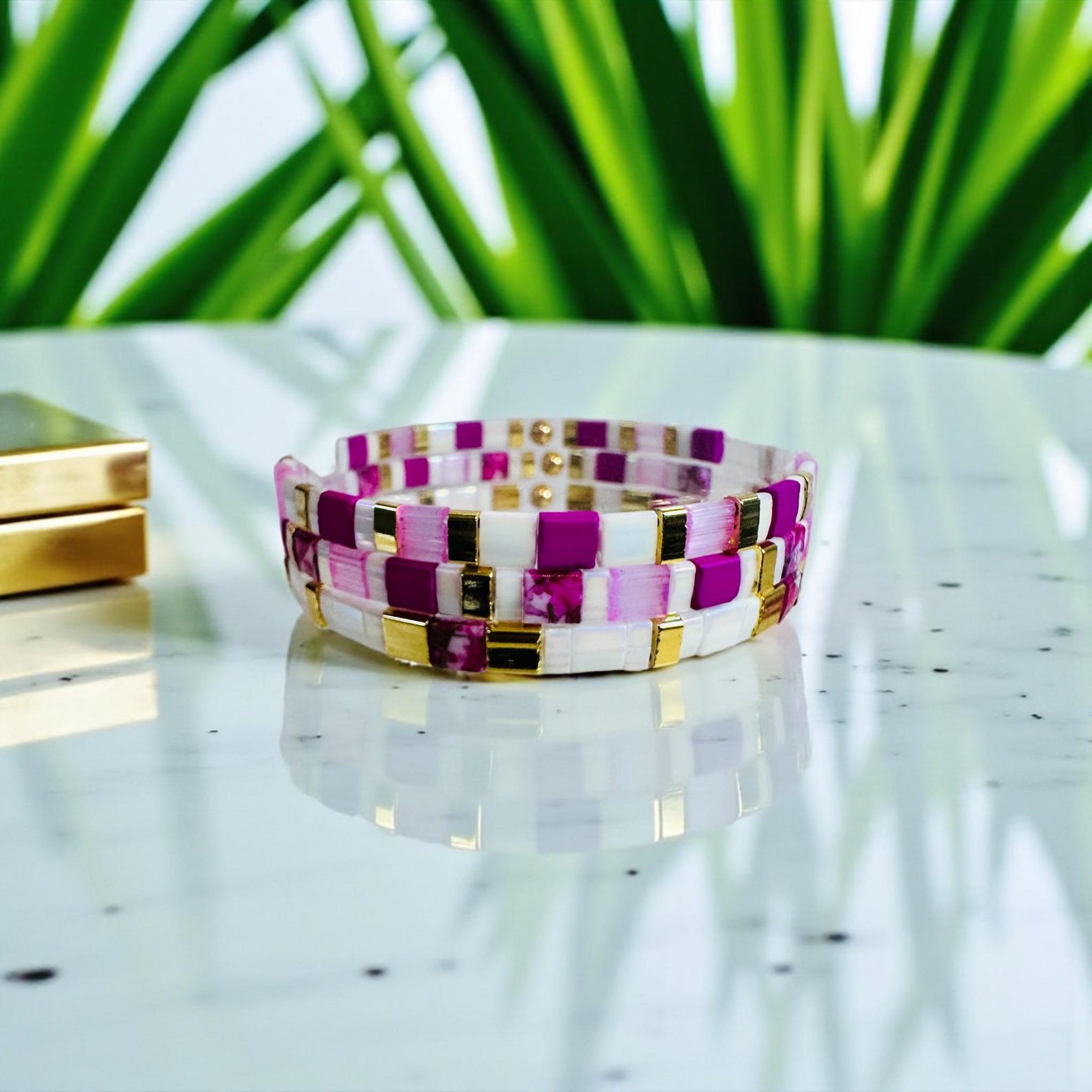 Tila Glass Bead Bracelet Set/3 - Hester
