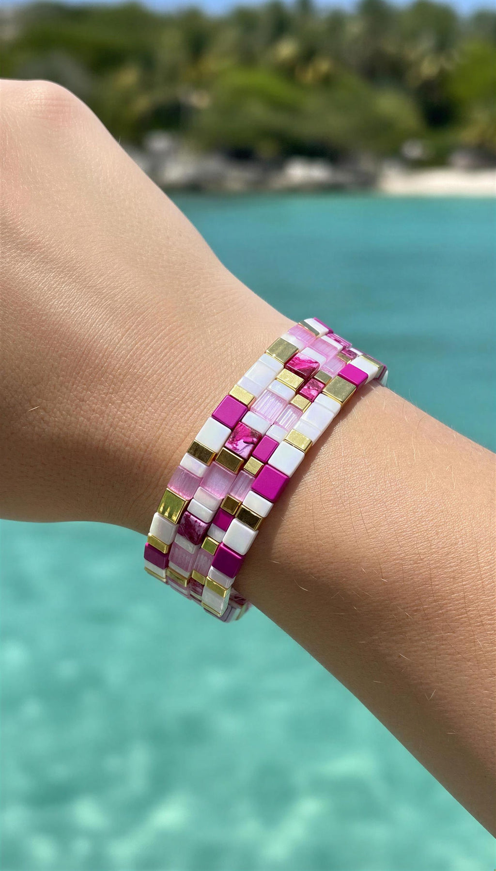 Tila Glass Bead Bracelet Set/3 - Hester