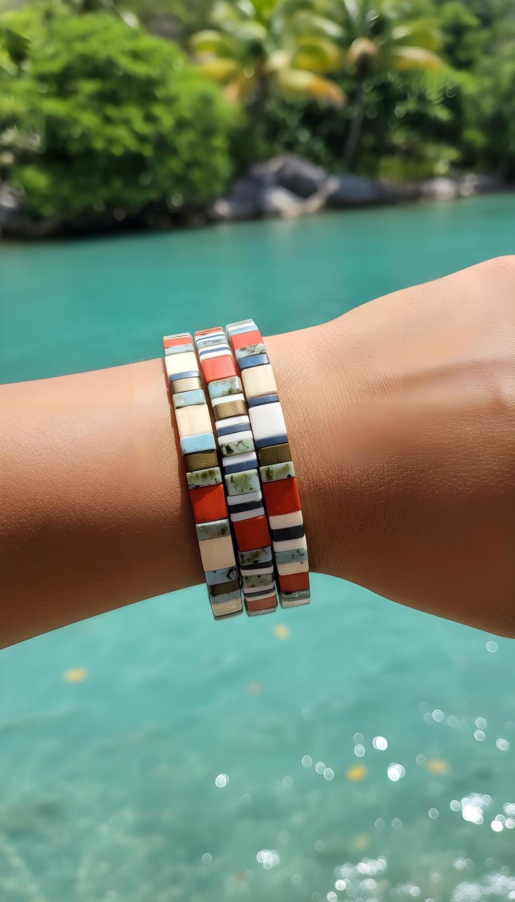 Tila Glass Bead Bracelets Set/3 - Suzi