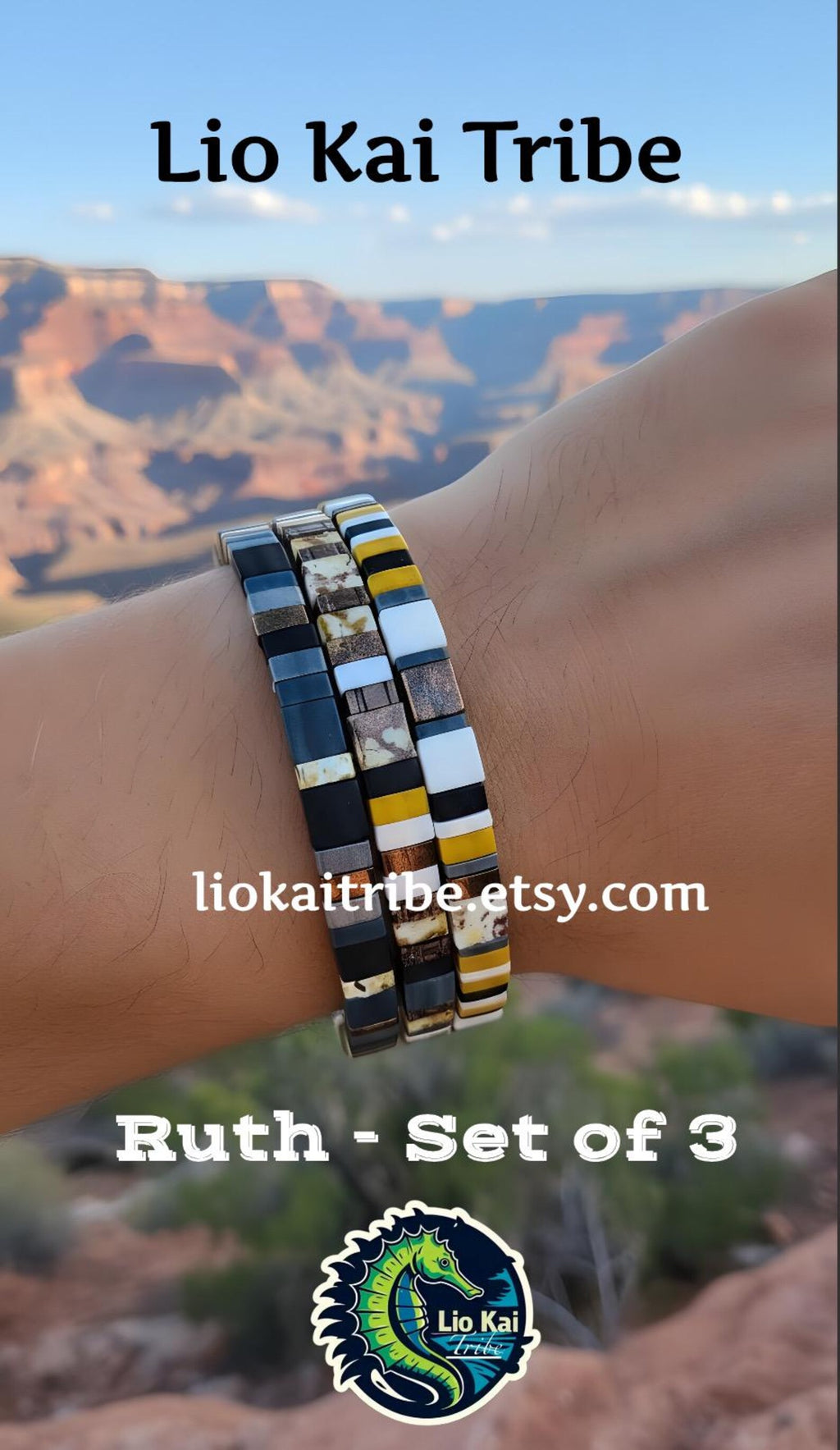Tila Glass Bead Bracelet Set/3 - Ruth