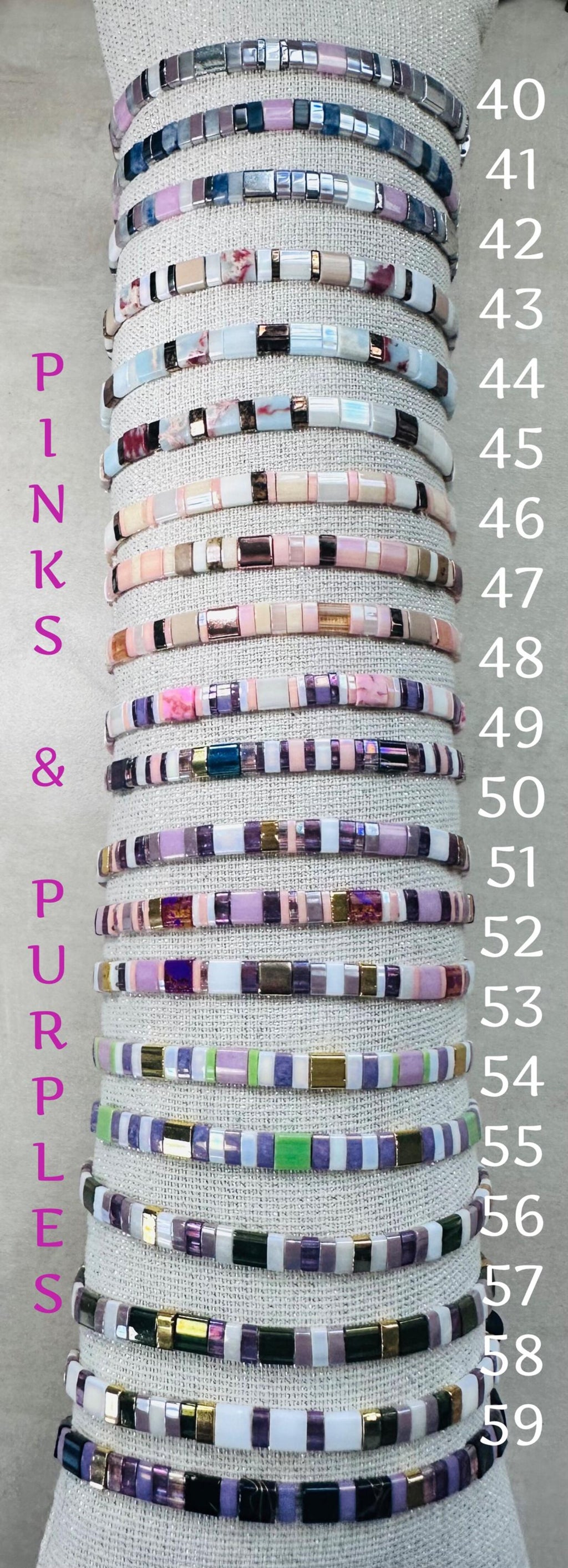 Tila Glass Bead Bracelet - Single Bracelet A' la Carte