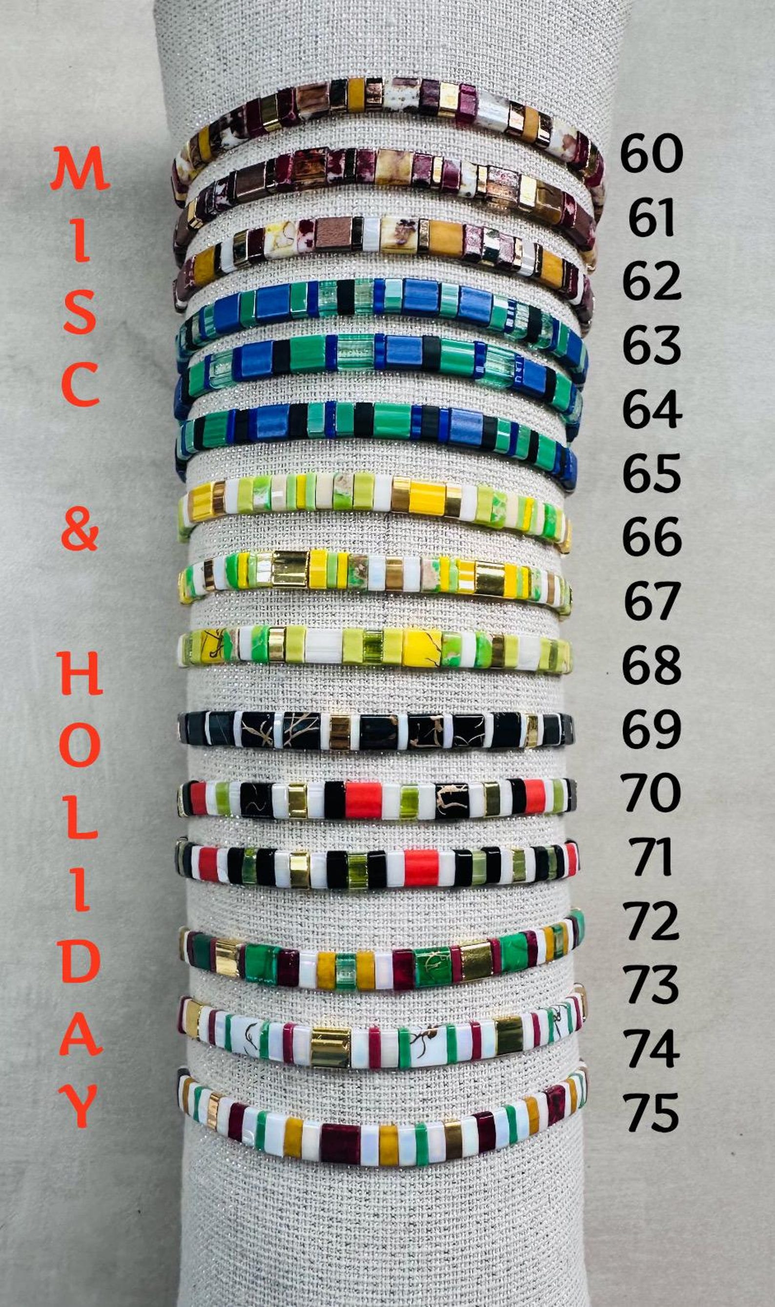 Tila Glass Bead Bracelet - Single Bracelet A' la Carte