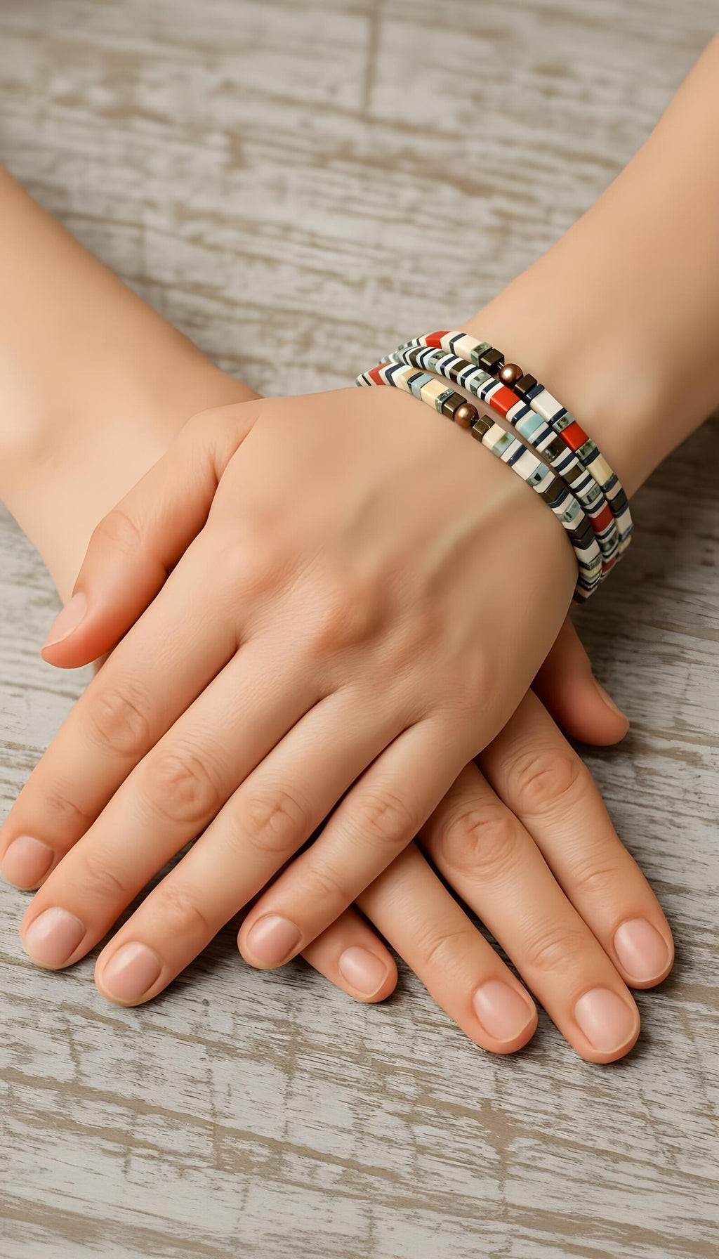 Tila Glass Bead Bracelets Set/3 - Suzi