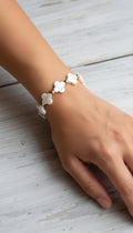 Mother of Pearl Bead Bracelet - Vivian