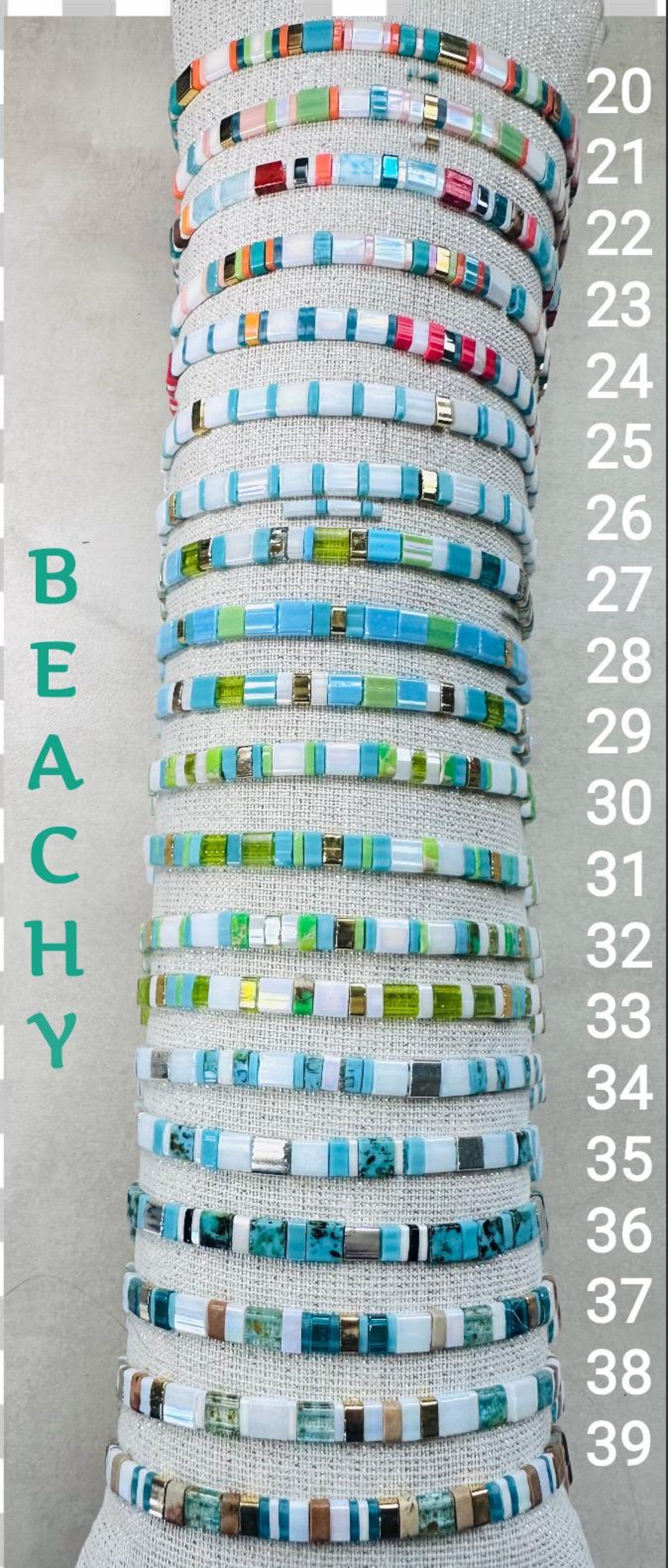 Tila Glass Bead Bracelet - Single Bracelet A' la Carte