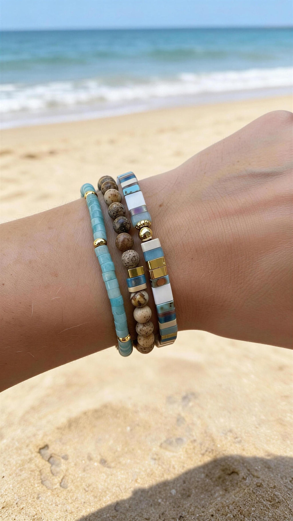 Mixed Bracelet Stack of 3 - Natasha