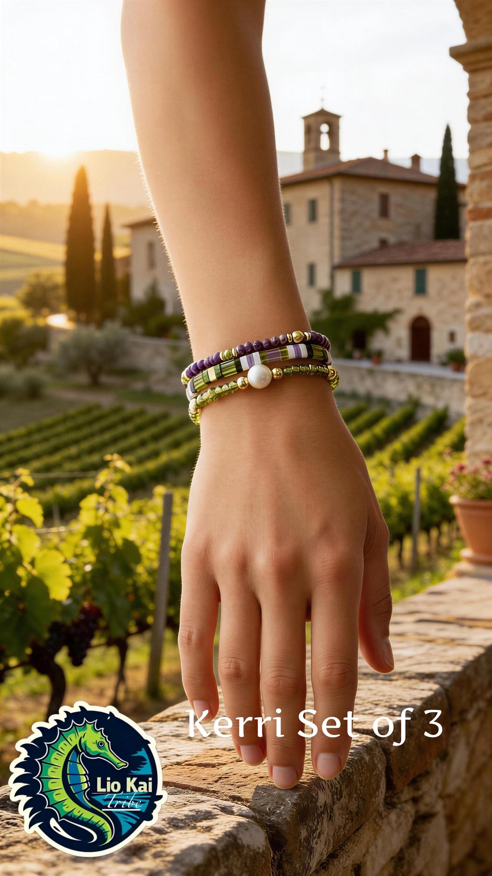 Mixed Bracelet Stack of 3 - Kerri