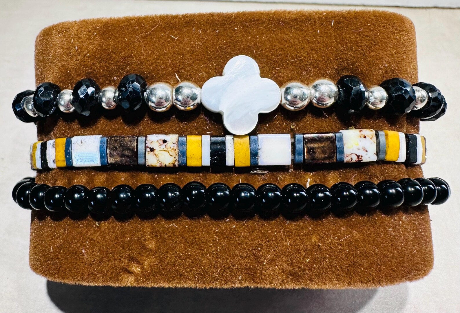 Mixed Bracelet Stack of 3 - Victoria