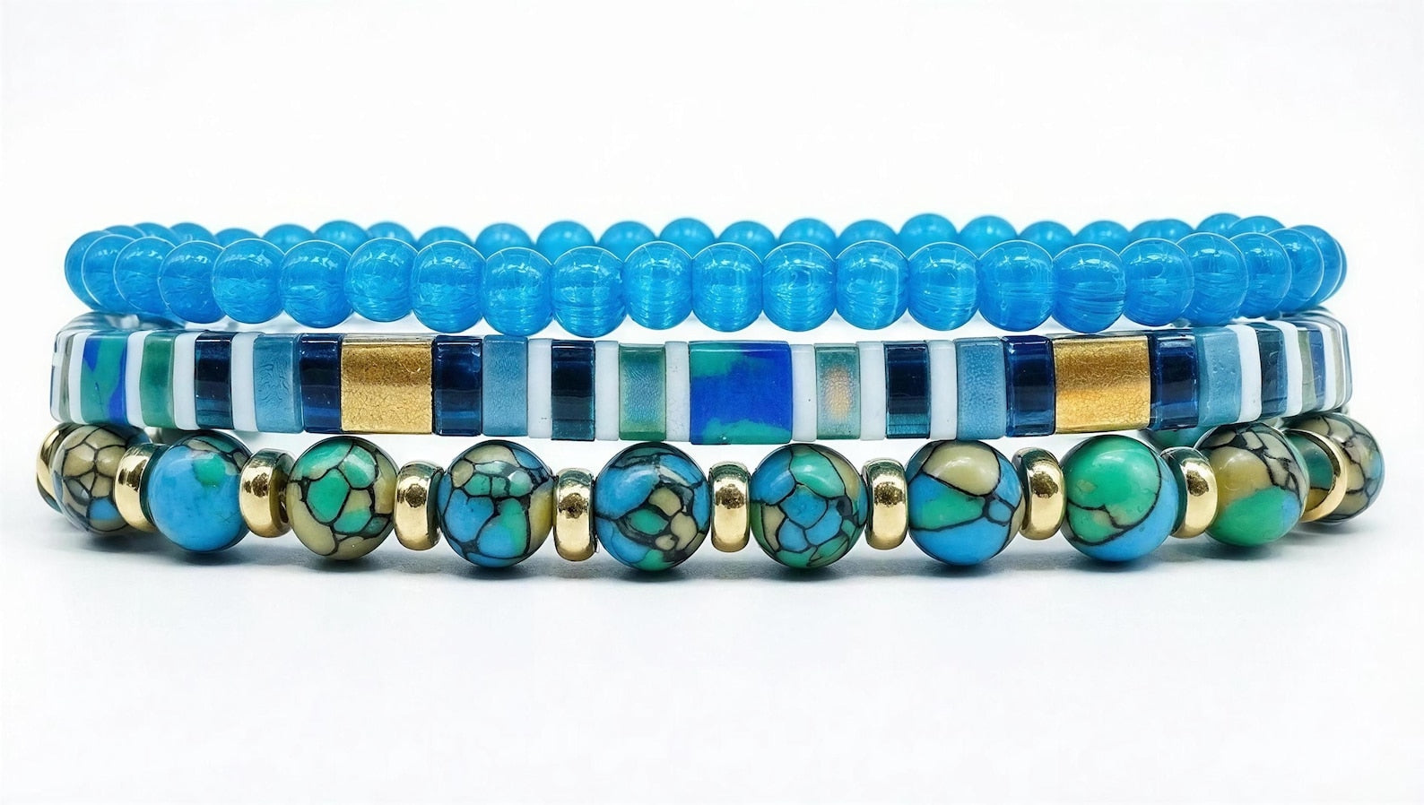 Mixed Bracelet Stack of 3 - Kandi