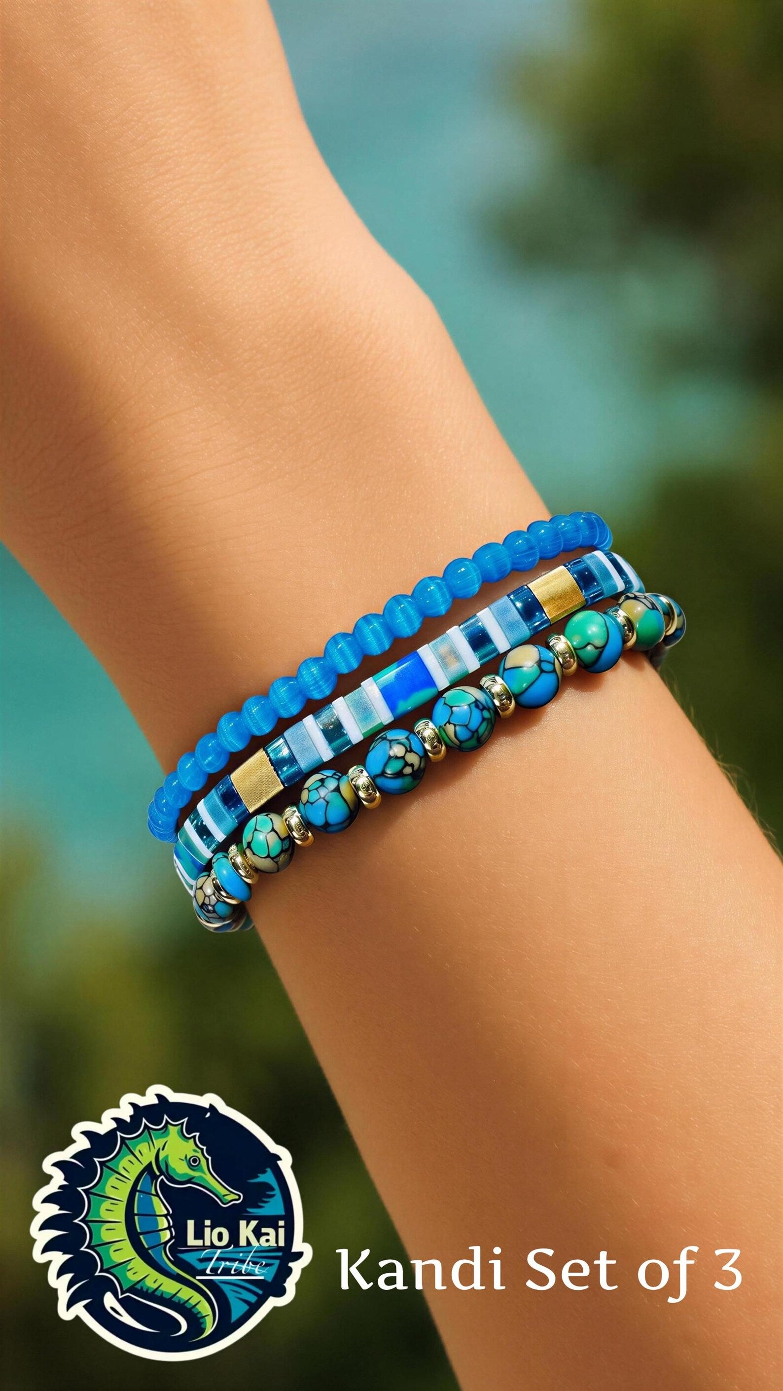 Mixed Bracelet Stack of 3 - Kandi