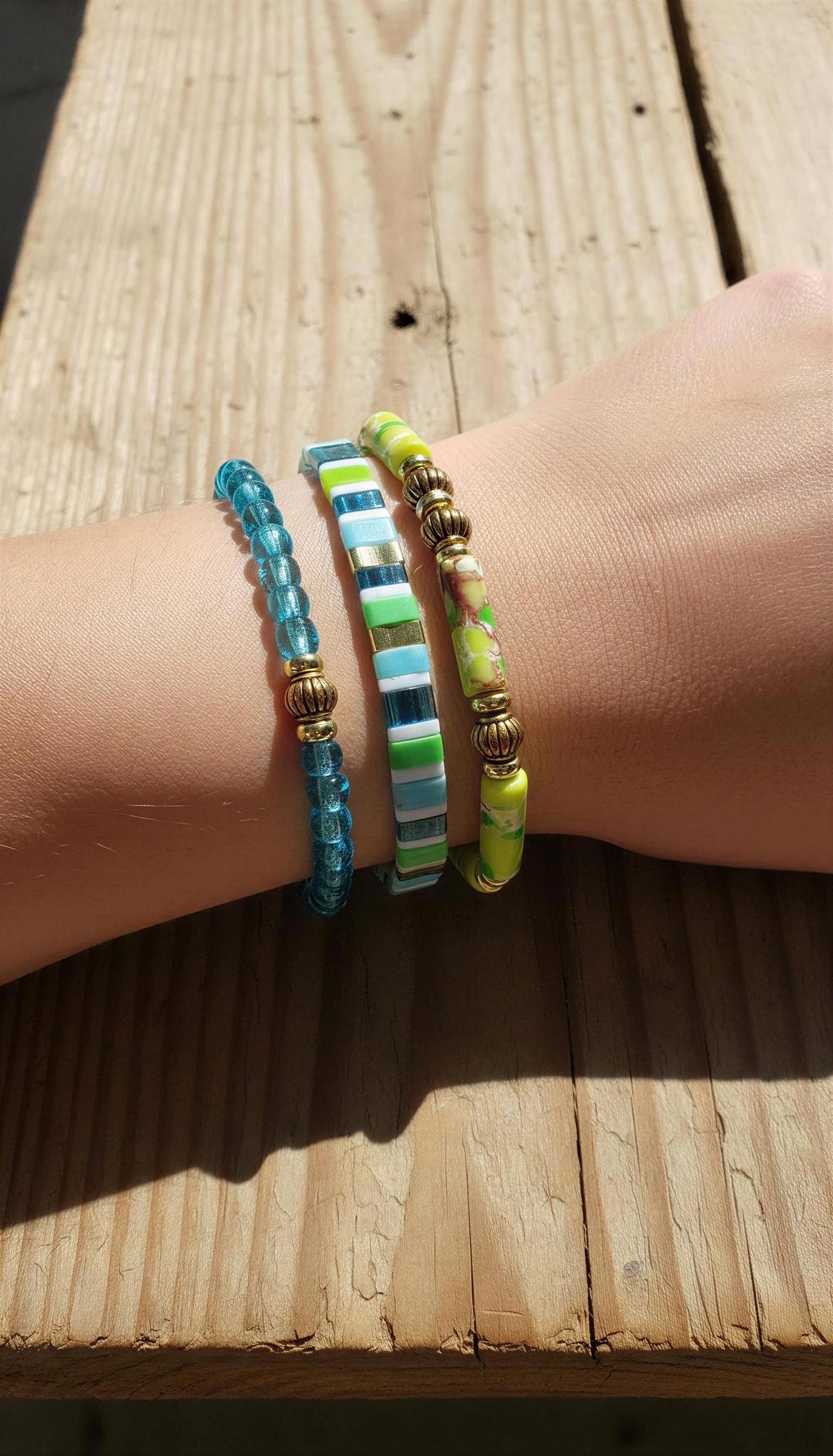 Mixed Bracelet Stack of 3 - Shawna