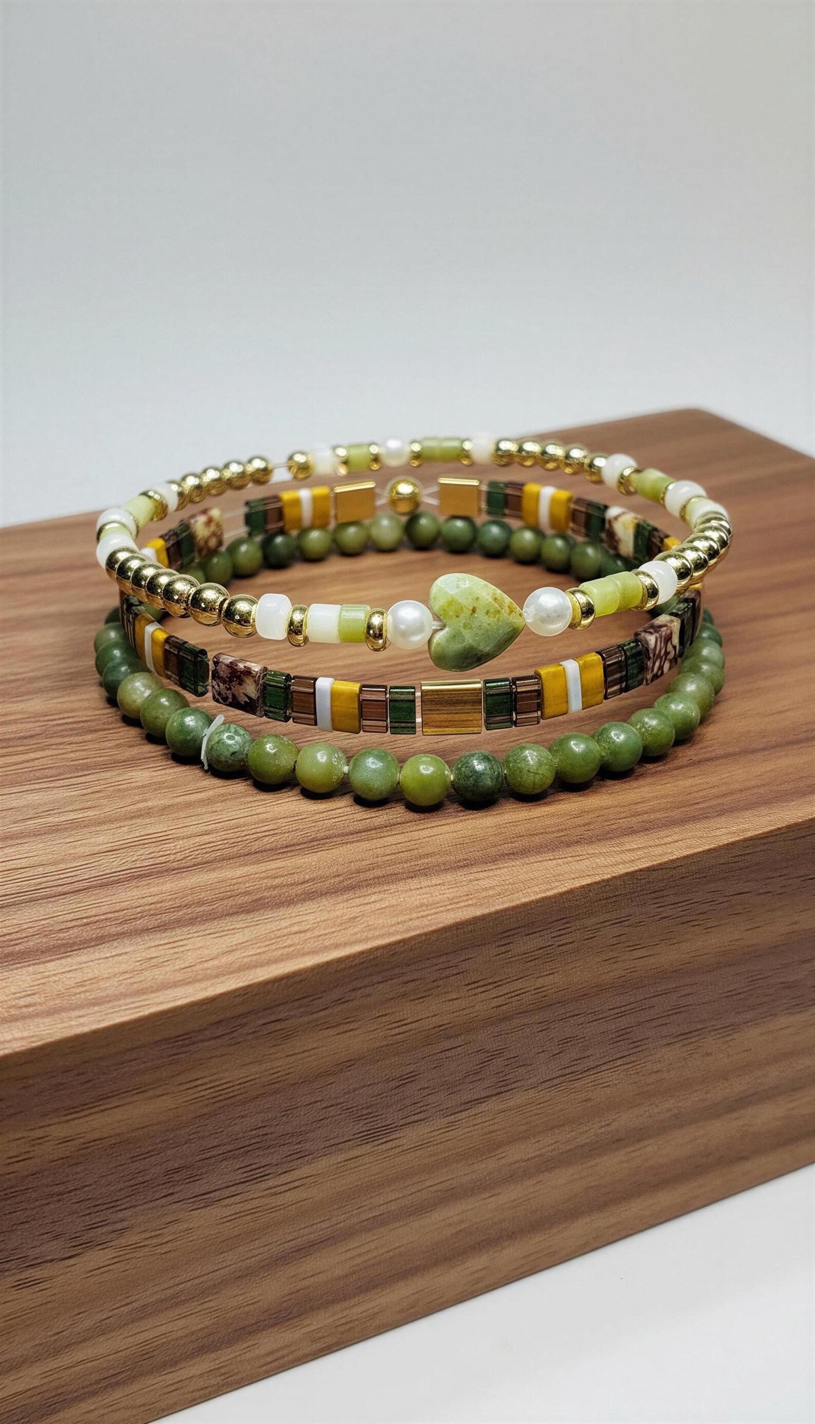 Mixed Bracelet Stack of 3 - Jamie