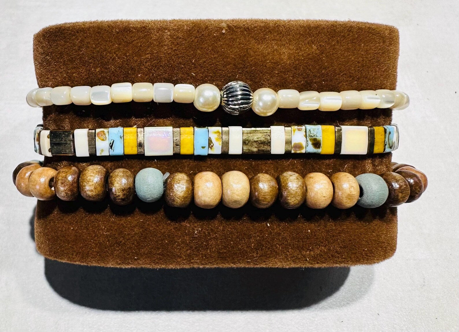 Mixed Bracelet Stack of 3 - Geneva