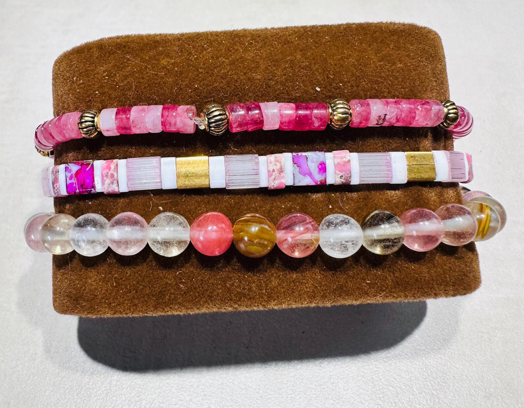 Mixed Bracelet Stack of 3 - Brianna