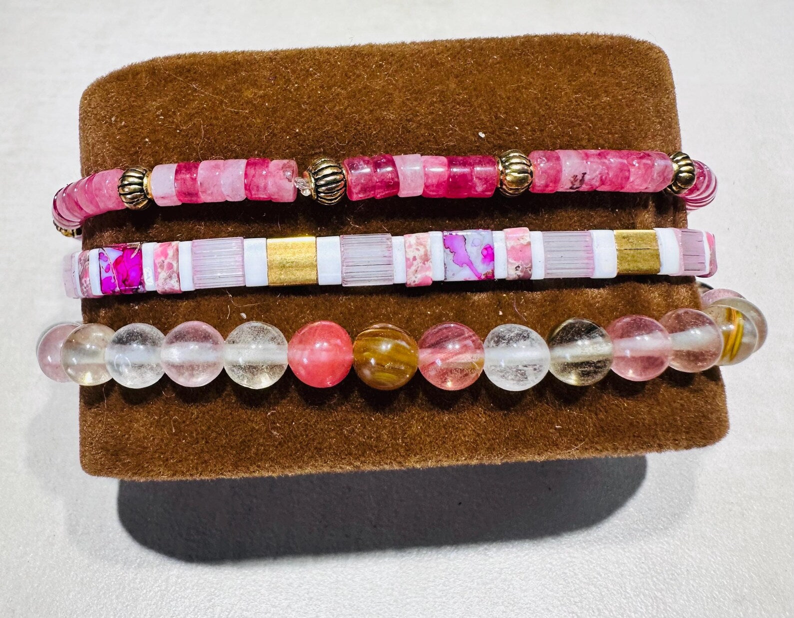 Mixed Bracelet Stack of 3 - Brianna