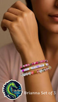 Mixed Bracelet Stack of 3 - Brianna