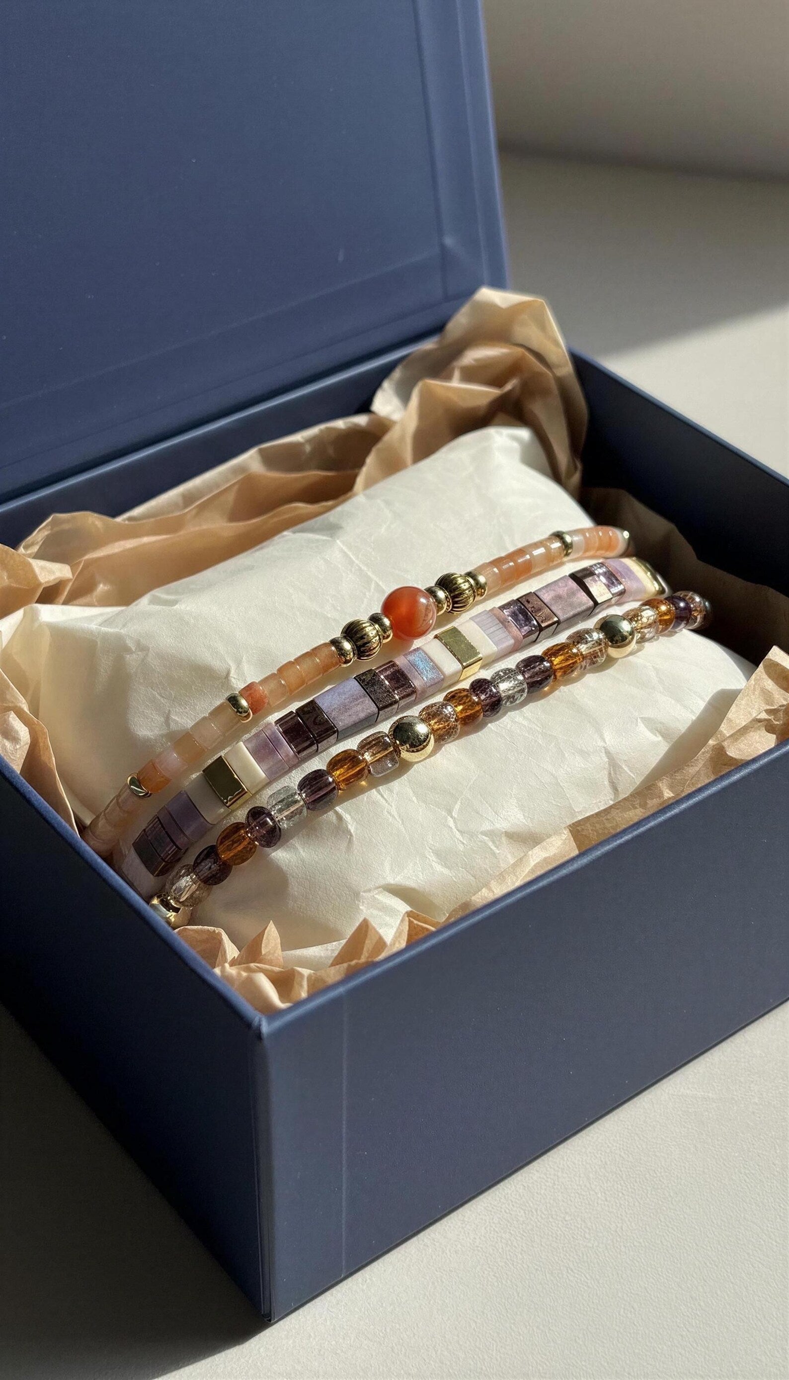 Mixed Bracelet Stack of 3 - Chelsey