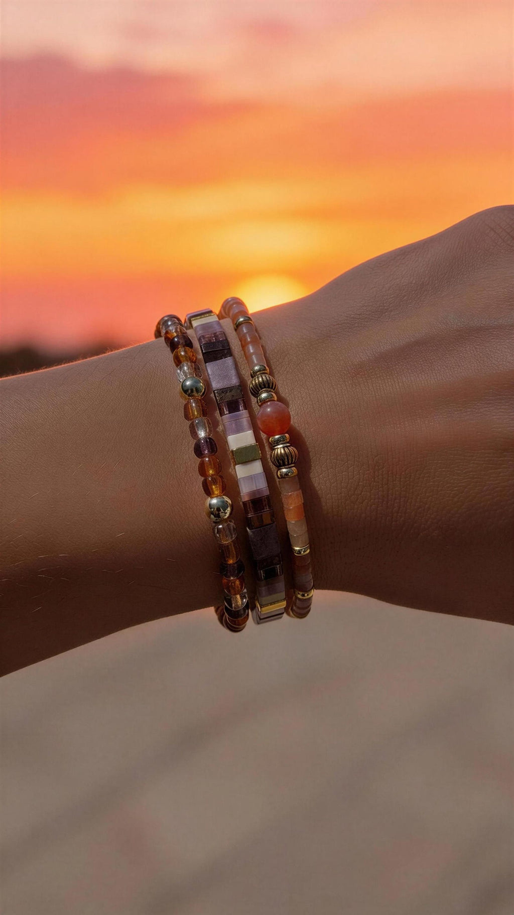 Mixed Bracelet Stack of 3 - Chelsey