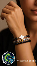 Mixed Bracelet Stack of 3 - Victoria
