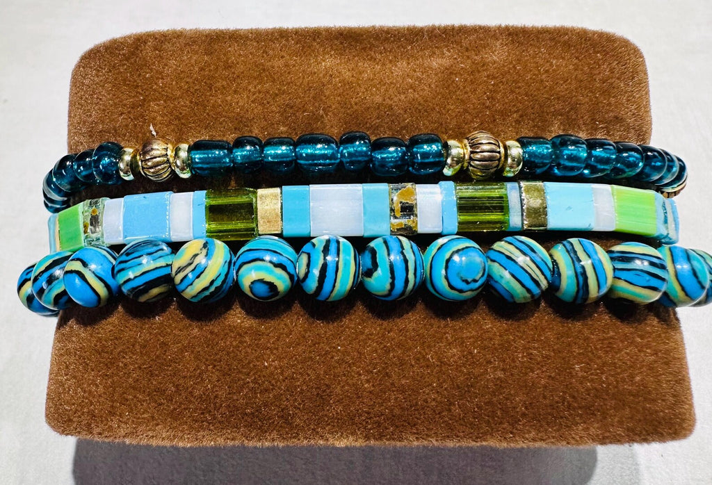 Mixed Bracelet Stack of 3 - Layla