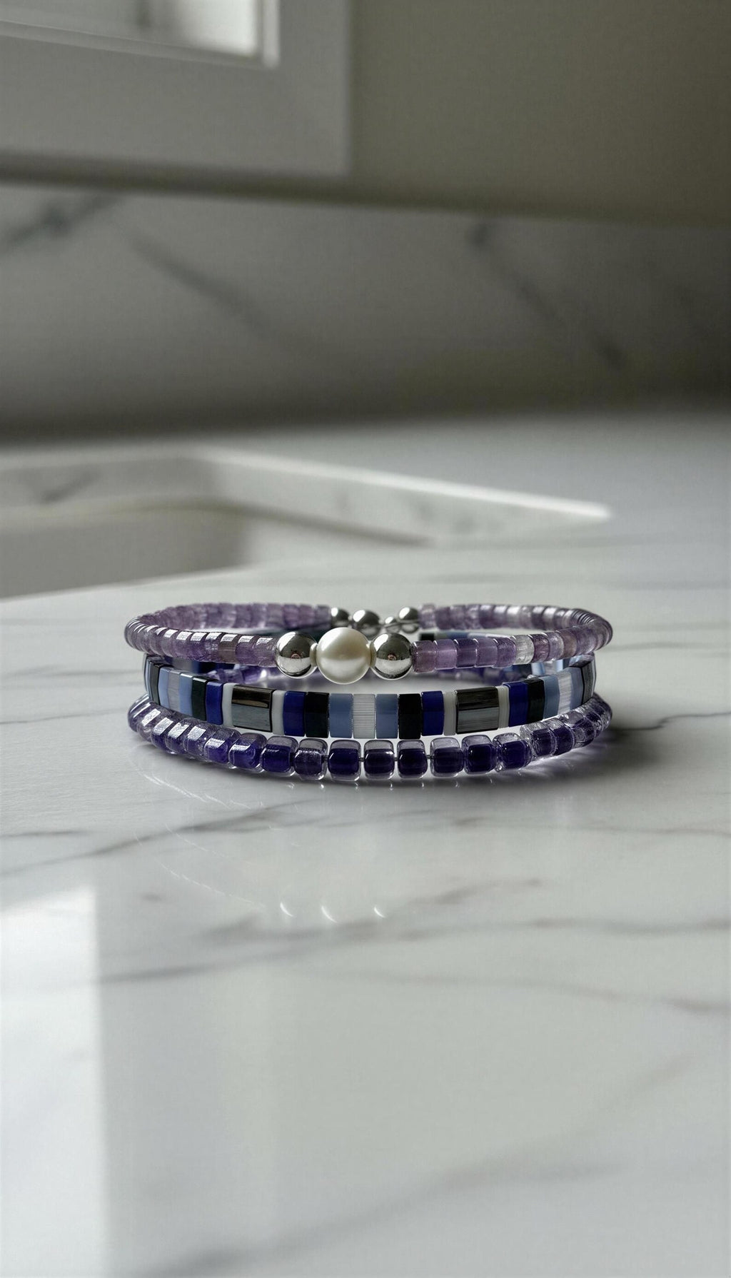 Mixed Bracelet Stack of 3 - Tegan