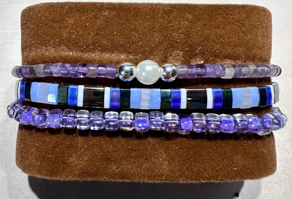 Mixed Bracelet Stack of 3 - Tegan
