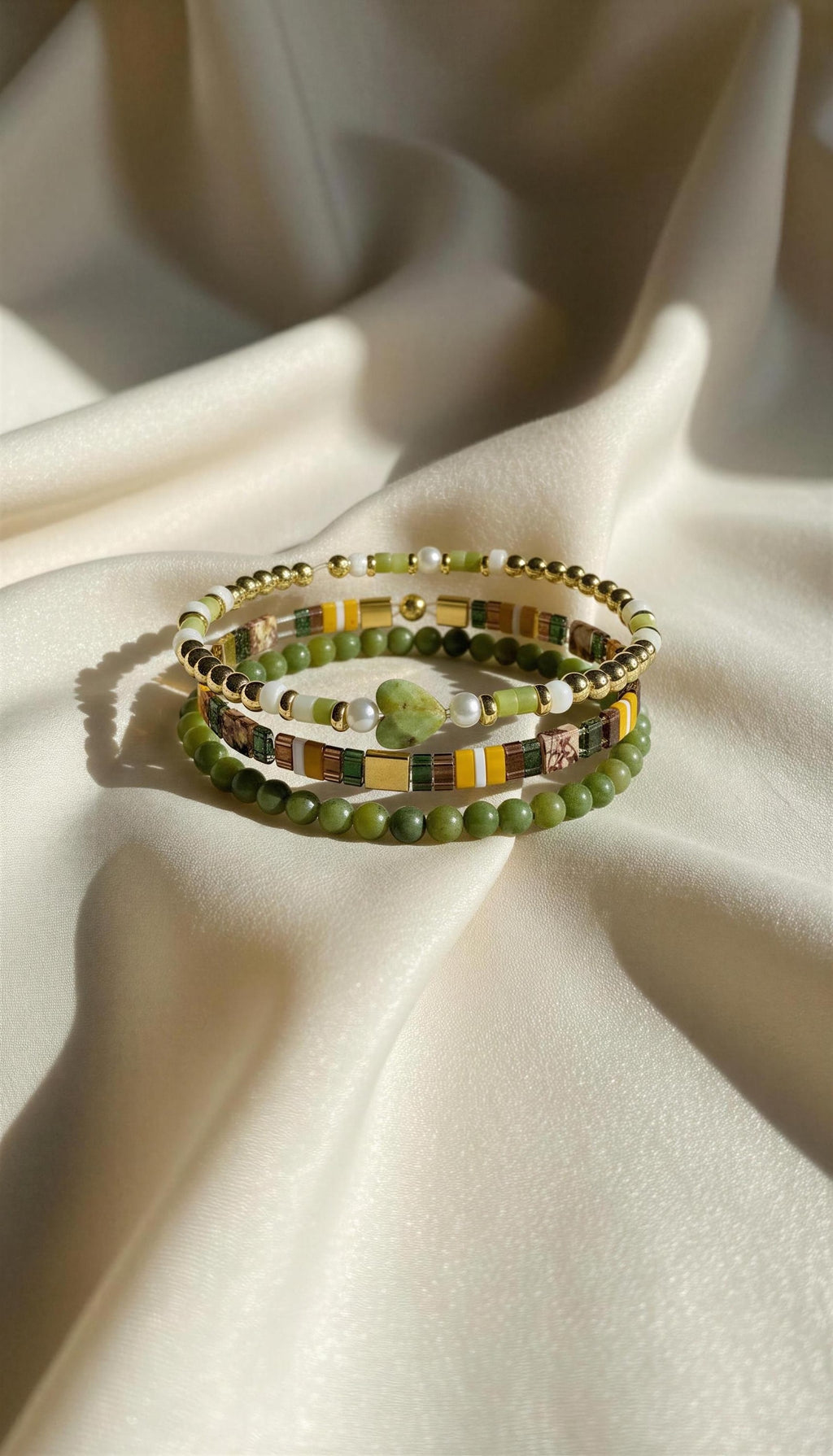 Mixed Bracelet Stack of 3 - Jamie