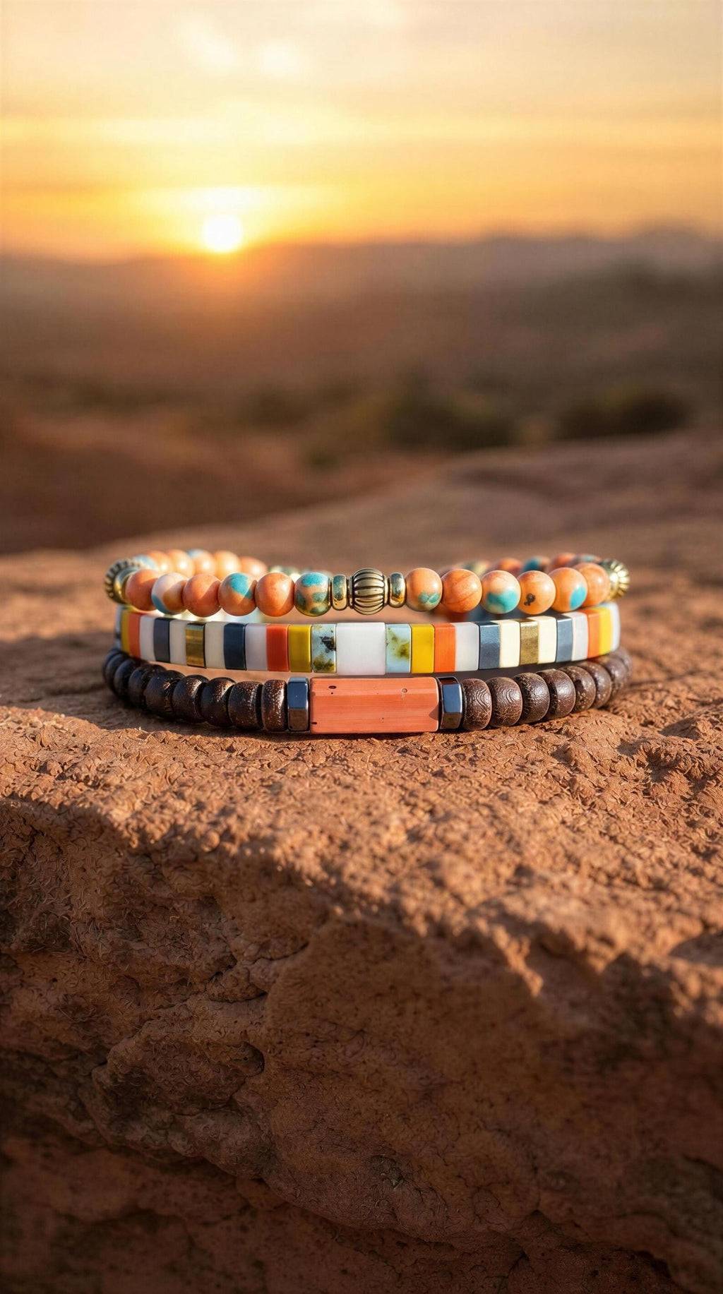 Mixed Bracelet Stack of 3 - Kassie