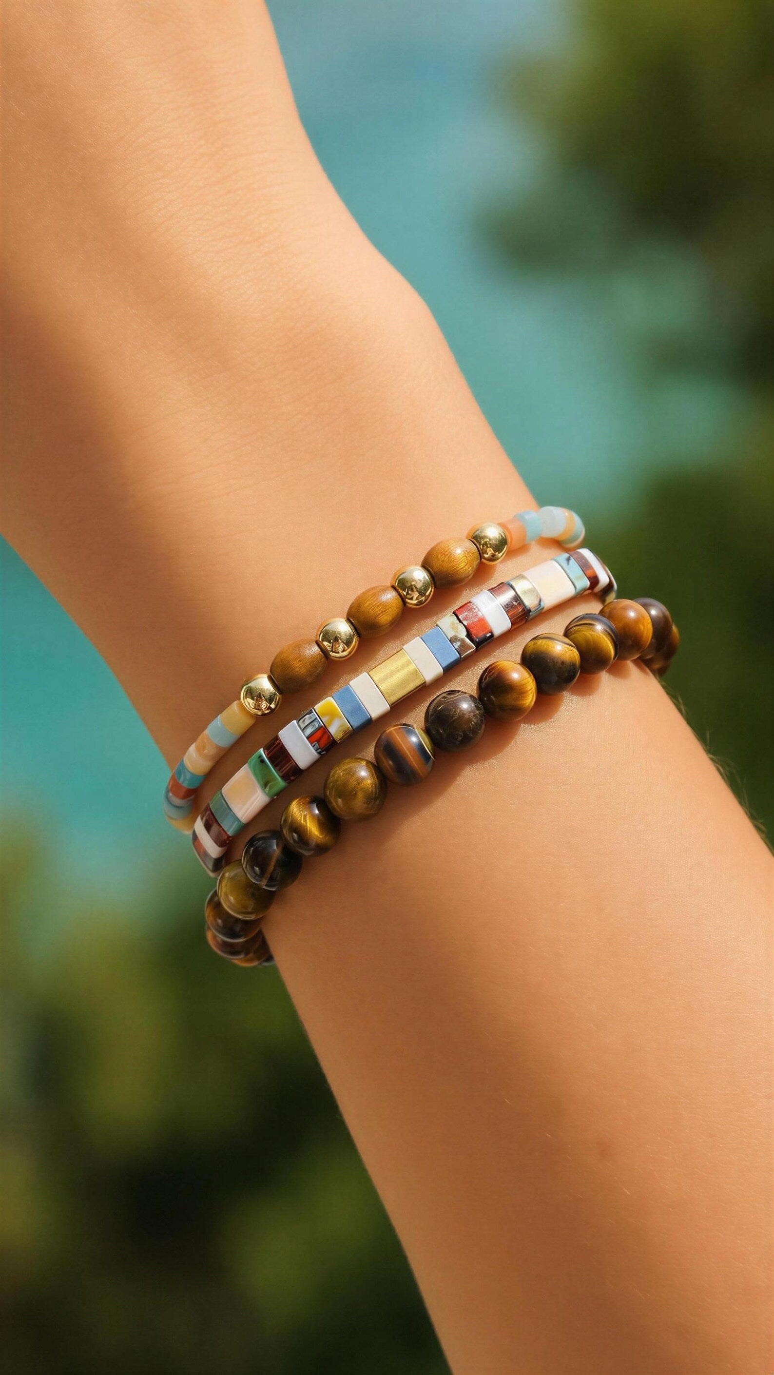 Mixed Bracelet Stack of 3 - Randi