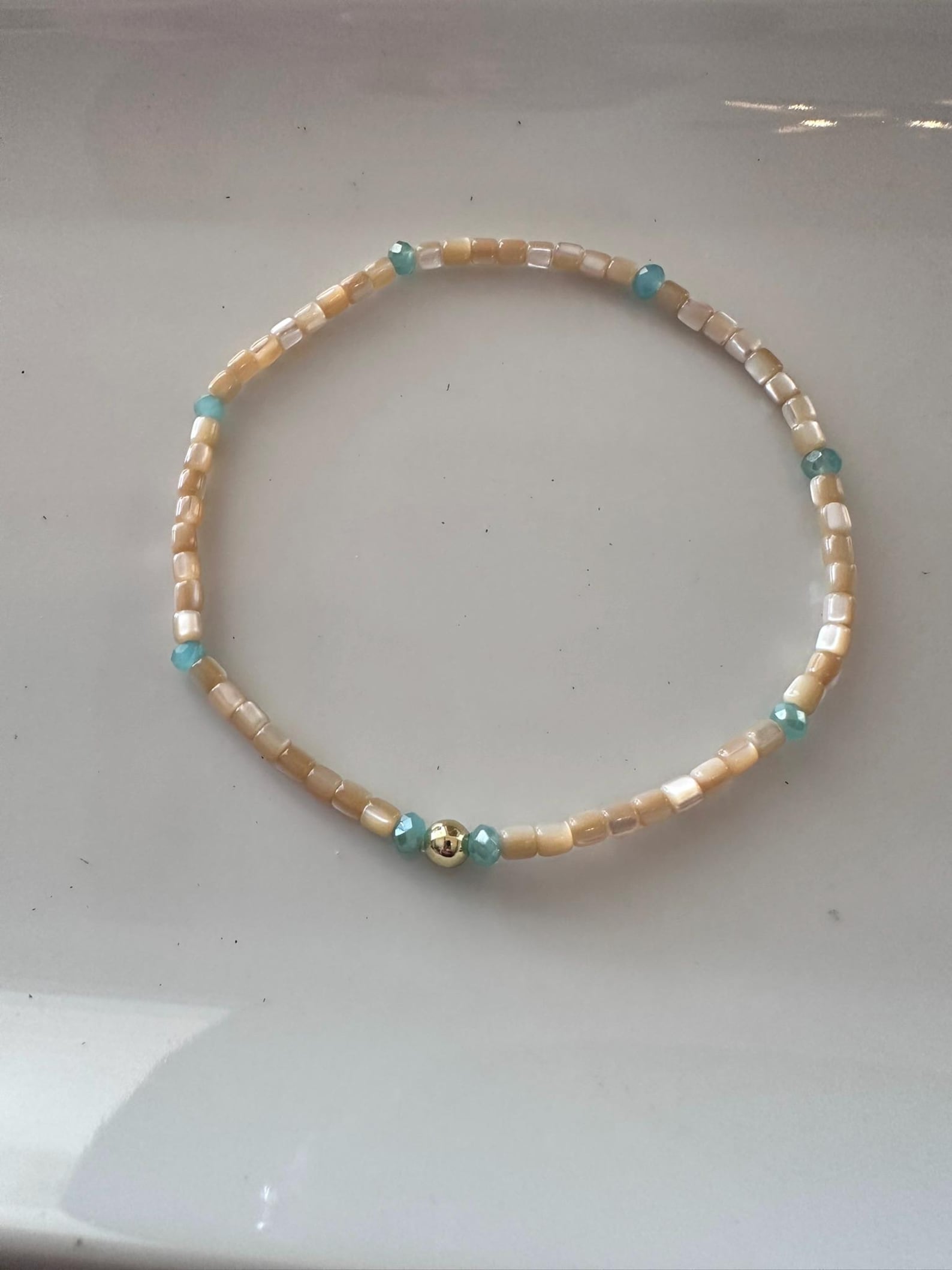 Olivia Natural Shell Anklet -
