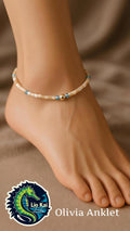 Olivia Natural Shell Anklet -